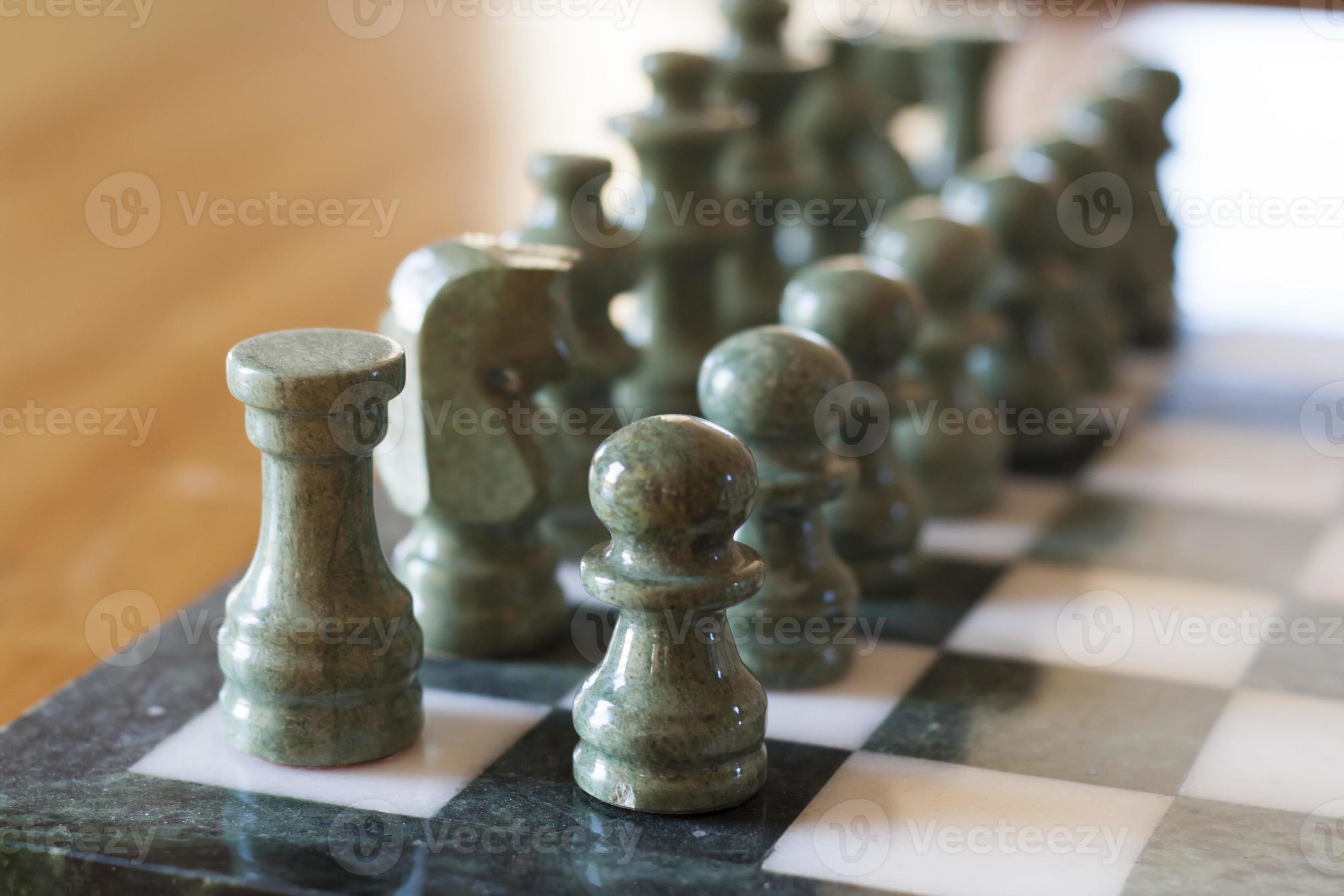 peças de xadrez em mármore 889368 Foto de stock no Vecteezy